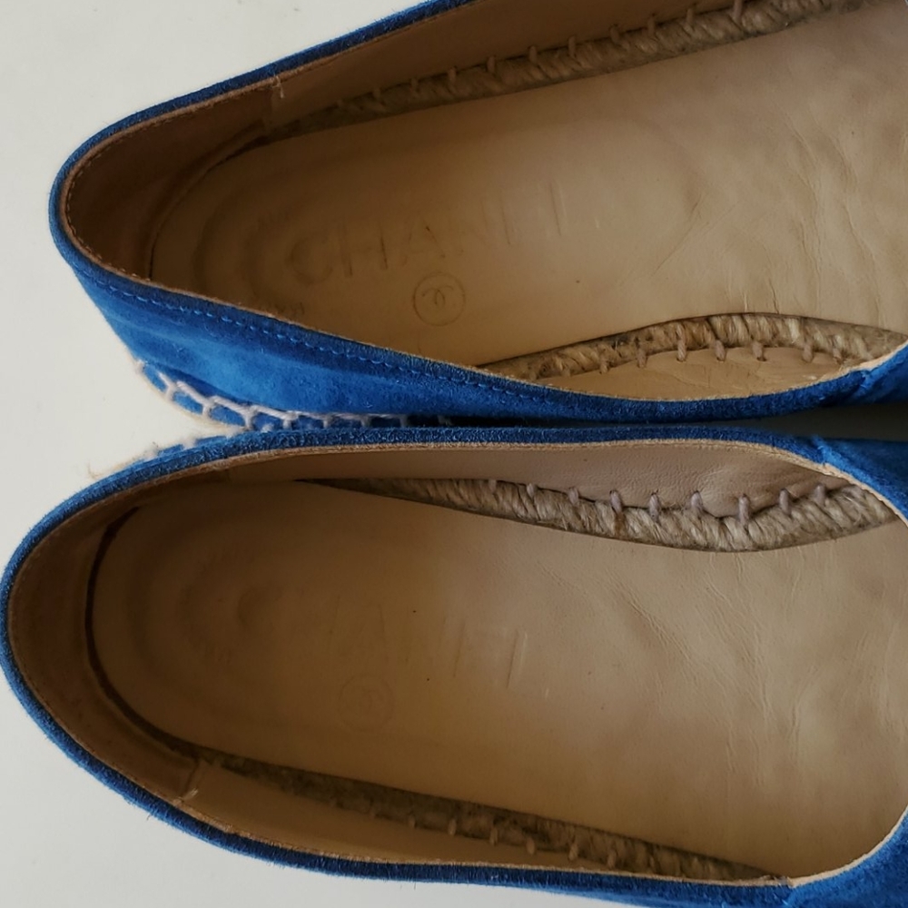 CHANEL Suede Espadrilles 37 - Picture 11 of 14